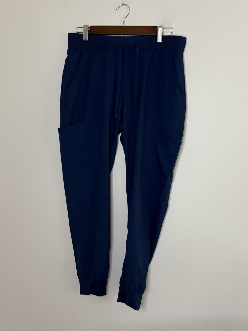 Beyond Scrubs Women’s Medium Navy Blue Jogger Pants Nurse Uniform
